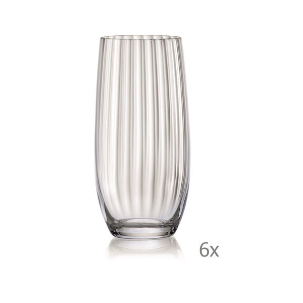 Set od 6 čaša kristalex vodopada, 350 ml-image-1