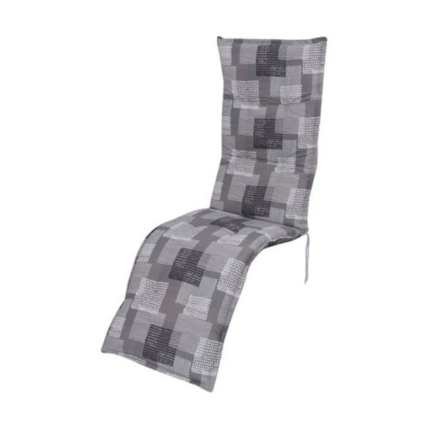 Sivi vrtni jastuk za sjedenje za ležaljku 52x170 cm Stoke – Sun Garden-image-1