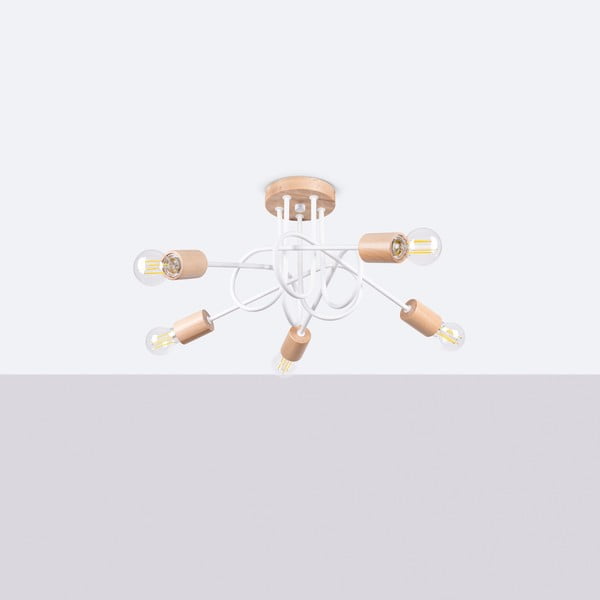 Stropna svjetiljka u prirodnoj boji 15x61 cm Tumber – Sollux-image-2