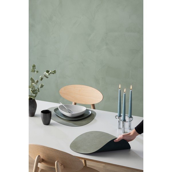 Podmetač od eko kože 37x44 cm Curve L Double Nupo – LIND DNA-image-1
