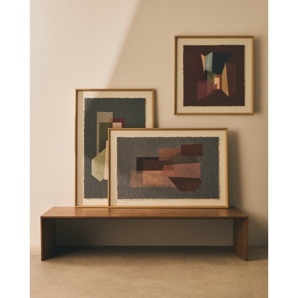 Tiskana slika s okvirom/na platnu 60x90 cm Veluni – Kave Home-image-1