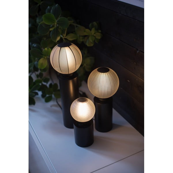 Crni stalak svjetiljke 25 cm Tub – Star Trading-image-4