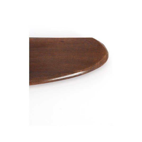 Smeđa polica od masivnog manga 70 cm Ginosa – Light & Living-image-2