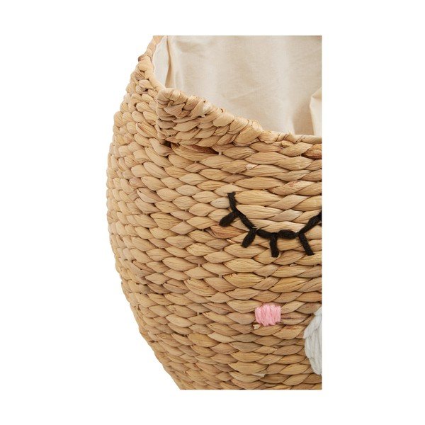 Dječja kutija za pohranu od vodenog zumbula u prirodnoj boji ø 49x40 cm Lidi Cat Face – Premier Housewares-image-4