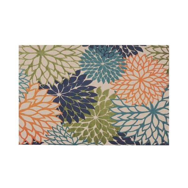 Periv tepih od mješavine pamuka 100x150 cm Geo Flowers – Conceptum Hypnose