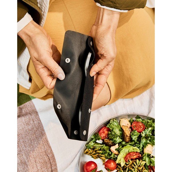 Vilice u setu  4 kom od nehrđajućeg čelika u srebrnoj boji Spork – Black + Blum-image-4