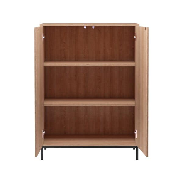 Ormarić u dekoru hrasta u prirodnoj boji 80x110 cm Celine - Støraa-image-2