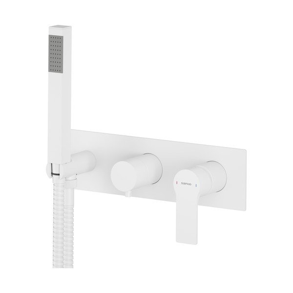 Bijela ugrađena slavina za tuš (s 3 izlaza) Pax – Sapho-image-2