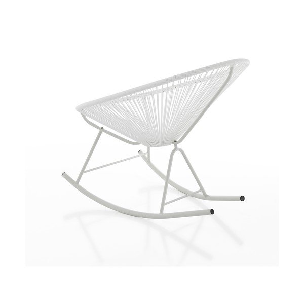 Bijela stolica za ljuljanje pogodna za eksterijer Tomasucci Numana-image-2