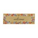 Otirač od kokosovih vlakana 40x120 cm Welcome Floral – Artsy Doormats