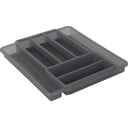 Siva plastična komoda za ladicu 39,7 x 34 cm Domino - Rotho