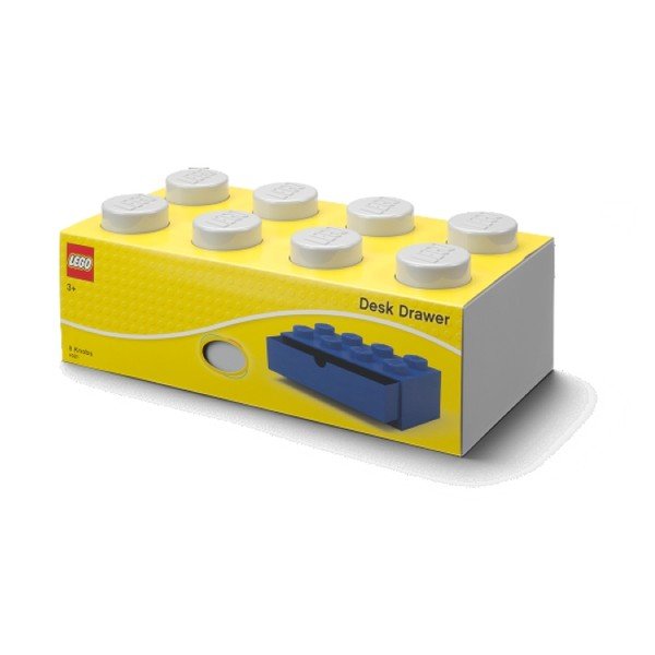 Siva kutija s ladicom LEGO® Brick, 31,6 x 11,3 cm-image-4