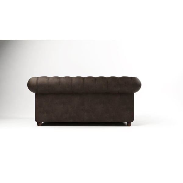 Tamno smeđa baršunasta sofa 184 cm Cambridge - Ropez-image-3