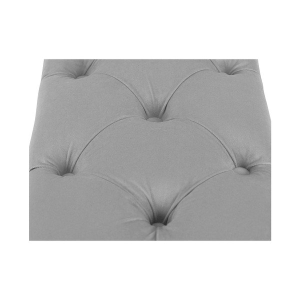 Sivi otoman uz krevet s prostorom za odlaganje Kooko Home Manna, 47 x 180 cm-image-3