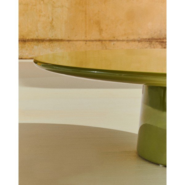 Okrugao vrtni stolić za kavu betonski ø 110 cm Albanella – Kave Home-image-2