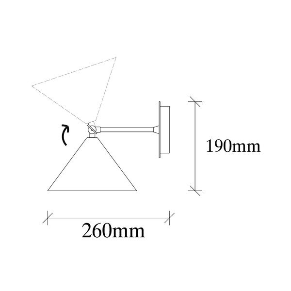 Bijela zidna lampa Berceste – Opviq lights-image-4
