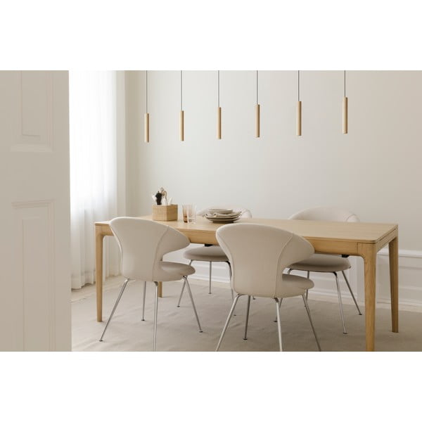 Proširiv blagovaonski stol od punog hrasta 90x200 cm Heart'n'Soul – UMAGE-image-1