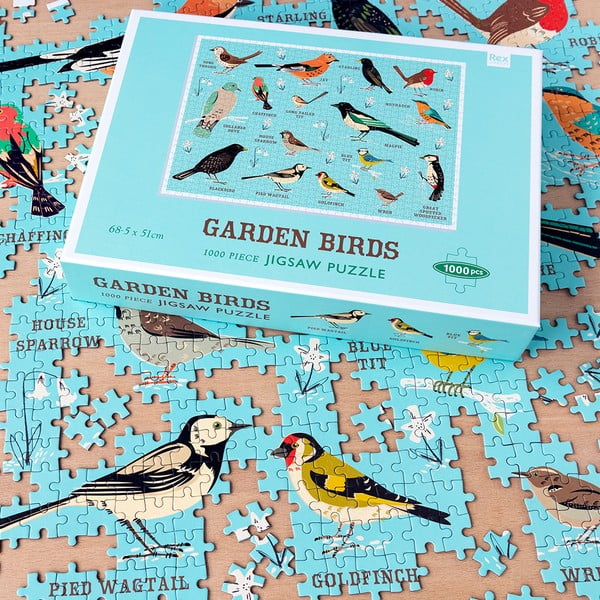 Puzzle (broj komada 1000 kom) Garden Birds – Rex London-image-1