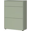 Prljavo zeleni ormarić u mat dekoru 70x99x34 cm Binetto – Germania