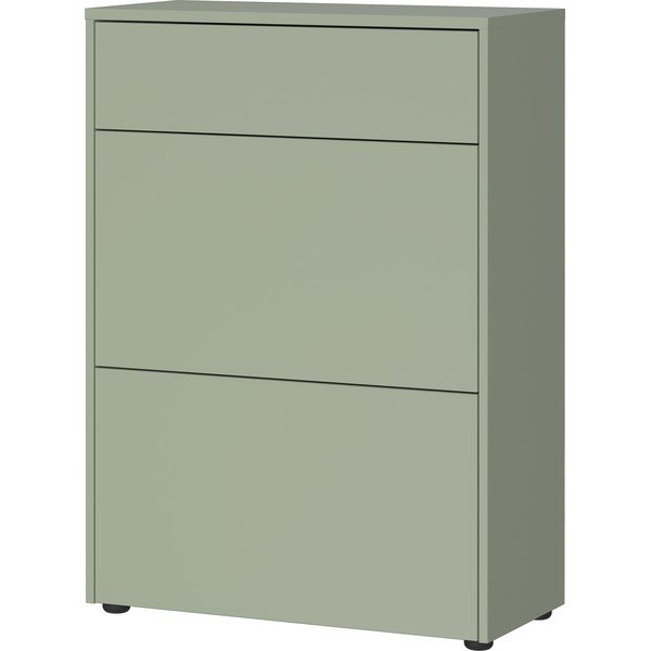 Prljavo zeleni ormarić u mat dekoru 70x99x34 cm Binetto – Germania