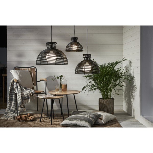 Crno vanjsko sjenilo za stropnu svjetiljku Star Trading Runde, ø 26 cm-image-4