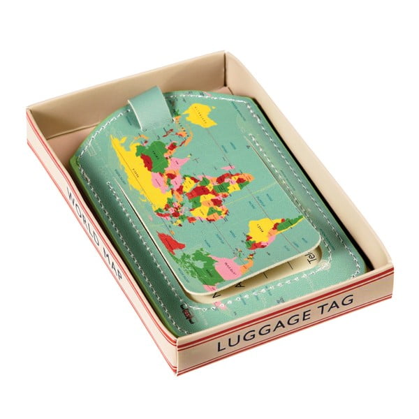 Oznaka za kofer Rex London World Map-image-3