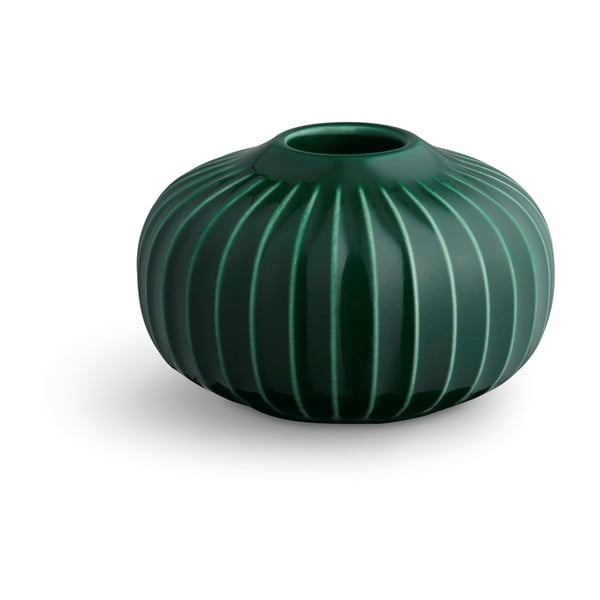 Zeleni porculanski svijećnjak Kähler Design Hammershoi, ⌀ 8 cm