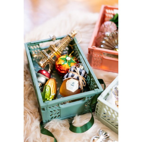 Stakleni ukrasi za božićno drvce u setu 4 kom Mushroom – Sass & Belle-image-3