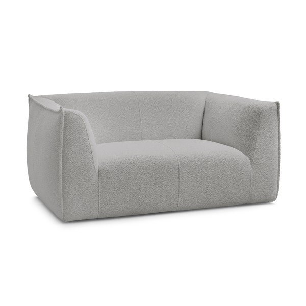 Svijetlo siva sofa od bouclé tkanine 170 cm Giorgia – Bobochic Paris-image-3