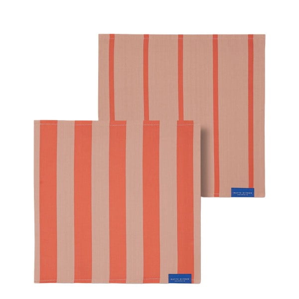 Tekstilni ubrusi u setu 2 kom Stripes – Mette Ditmer Denmark