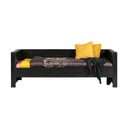Crni krevet 90x200 cm Dennis – WOOOD