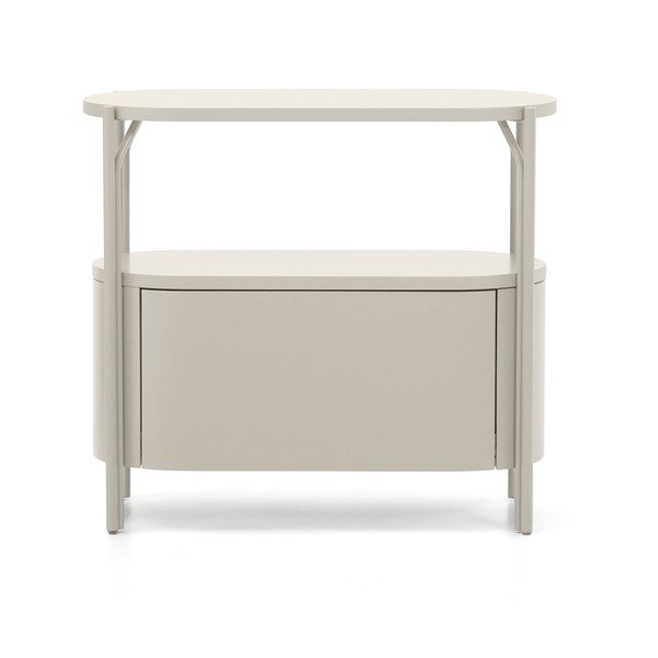 Bijeli ormarić za ispod umivaonika 90x81 cm Arely – Kave Home