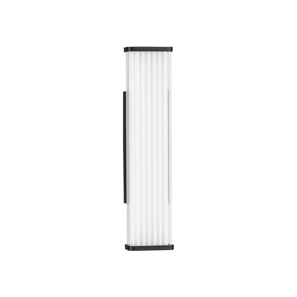 Mat crna metalna LED zidna lampa Misty – Nova Luce