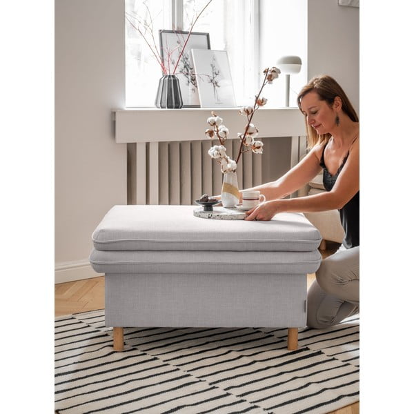 Svijetlo sivi tabure Simon – Miuform-image-2