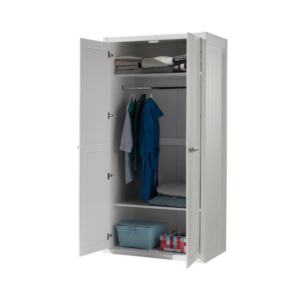 Bijeli dječji ormar Vipack Lewis širine 100 cm-image-1