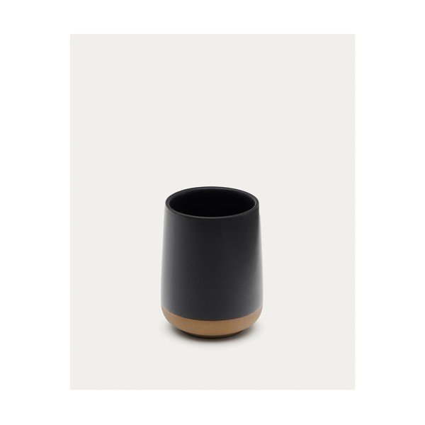Tamno siva keramička čaša za četkice za zube Silma – Kave Home-image-3