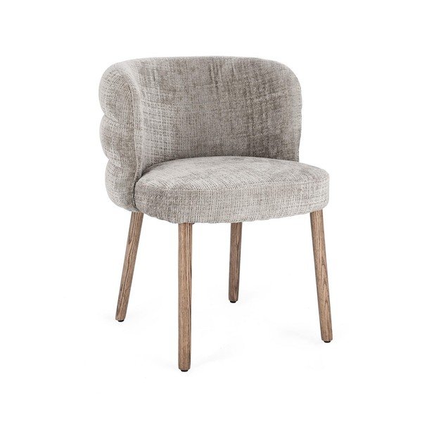 Siva podstavljena blagovaonska stolica Ilma – Bizzotto