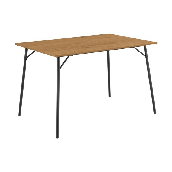 Blagovaonski stol s pločom stola u dekoru hrasta 80x120 cm Peru – Actona