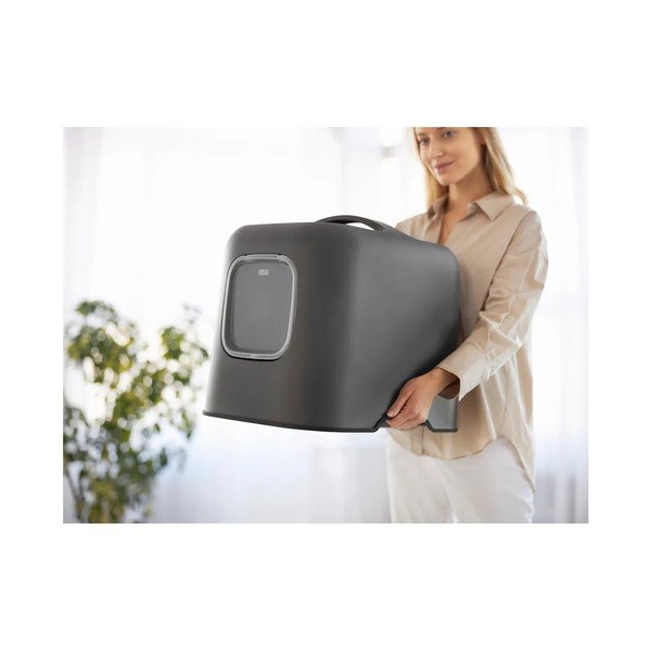 Antracitno sivi set pijeska za mačke i lopatice Biala – Rotho-image-4