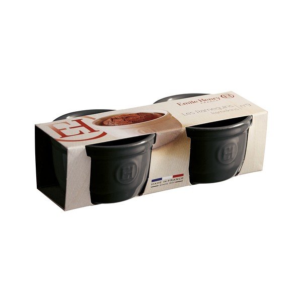 Set od 2 kalupa za ramequine u crnoj boji Emile Henry N°9-image-1