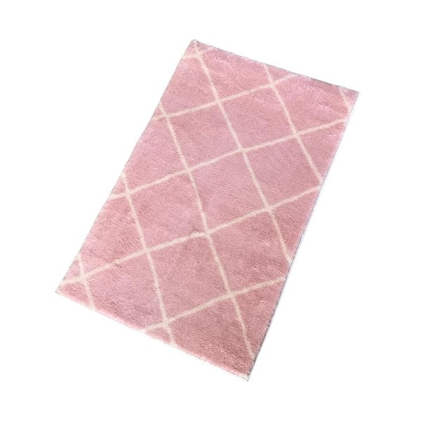 Ružičasta kupaonska prostirka 50x80 cm Diamond – Mila Home