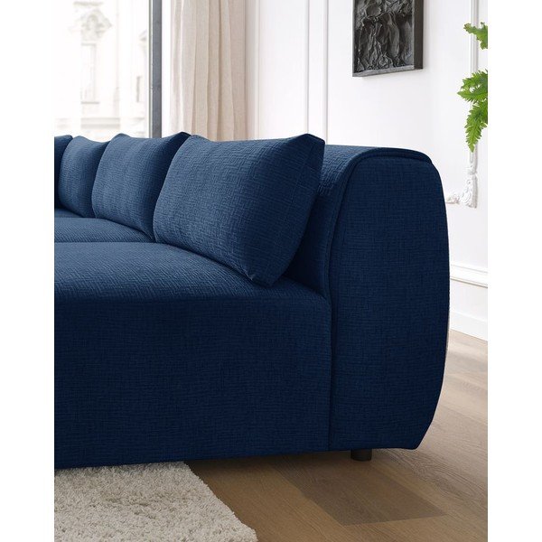 Tamnoplava kutna garnitura (varijabilna) Jeanne - Bobochic Paris-image-1