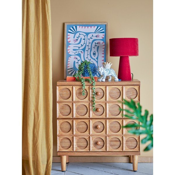Komoda u dekoru jelke u prirodnoj boji 56x61x35 cm Vester – Bloomingville-image-2