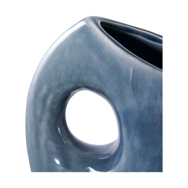 Tamno plava keramička vaza (visina 18 cm) – House Nordic-image-3