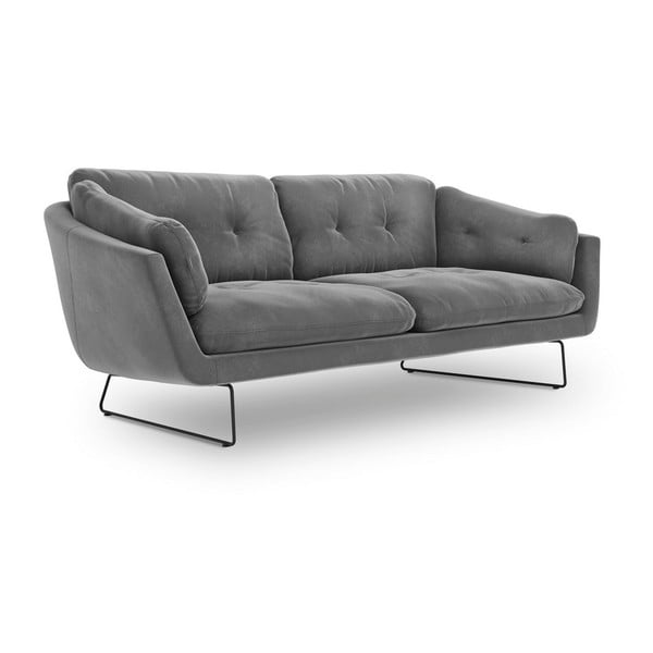 Siva baršunasta sofa Windsor & Co Sofas Gravity-image-2