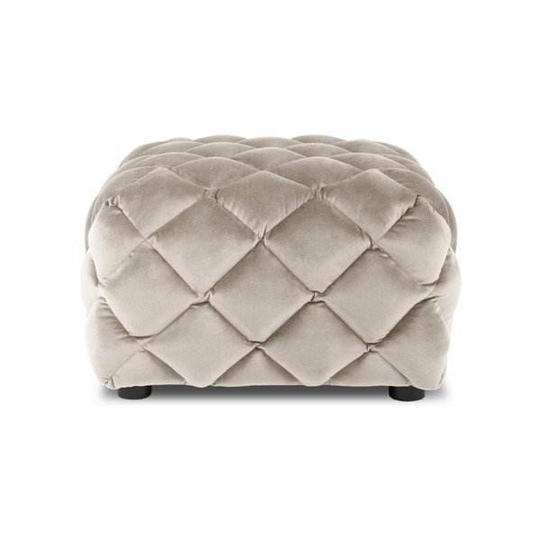 Bijeli/krem baršunast tabure Flandrin – Interieurs 86-image-2