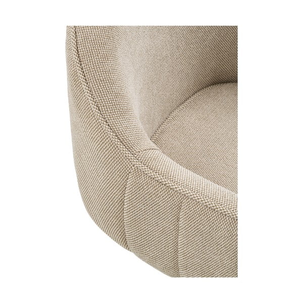 Svijetlo sive podstavljene blagovaonske stolice u setu s naslonima za ruke 2 kom Tamera – House Nordic-image-3