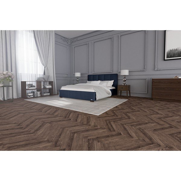 Tamnoplavi bračni krevet Guy Laroche Home Allure, 160 x 200 cm-image-3