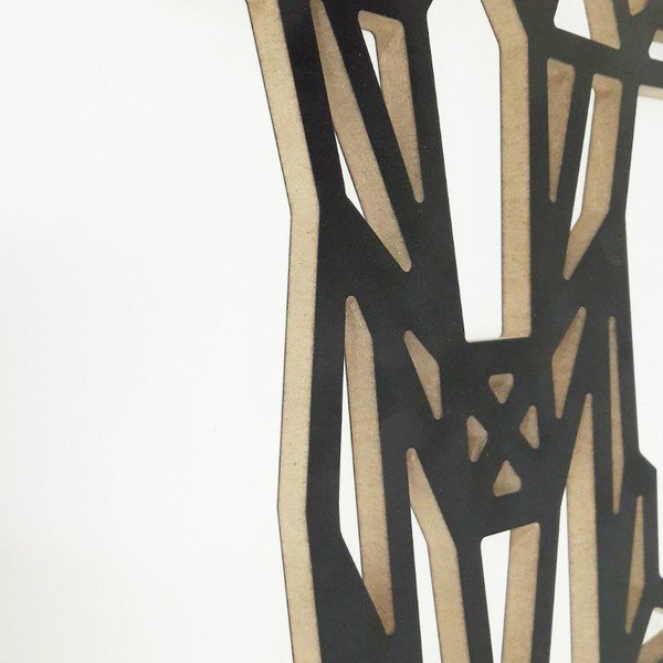 Crna zidna dekoracija Deer, 39 x 65 cm-image-2