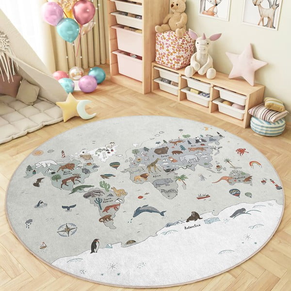Periv dječji tepih za igru ø120 cm Big World – Mila Home-image-4